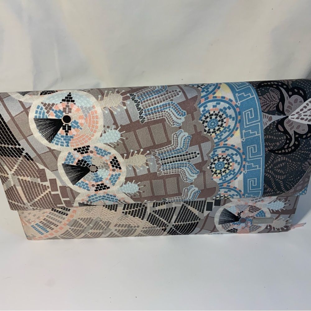 New Pineda Covalin bag Flap multicolor 100% seda textile Inside Pocket